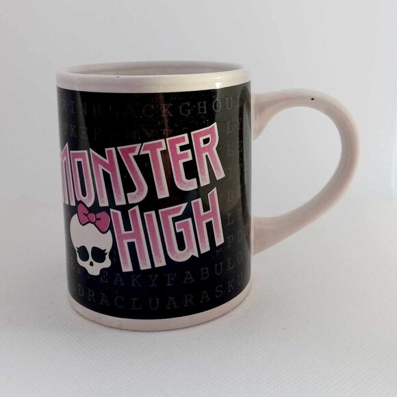 Mattel Monster High Logo Small Ceramic Mug For Collectors - Picture 1 of 5